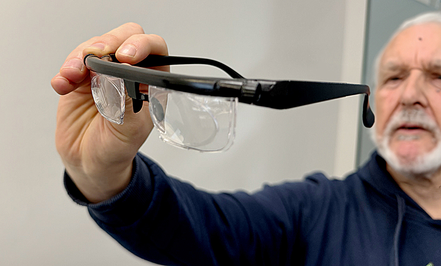 Close up of Flex Focus glasses